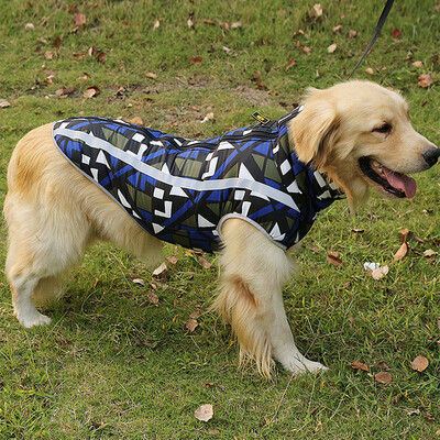 

Gobestart Pet Dog Puppy T-shirt Dog Clothes Camouflage Keep Warm Windproof Jacket