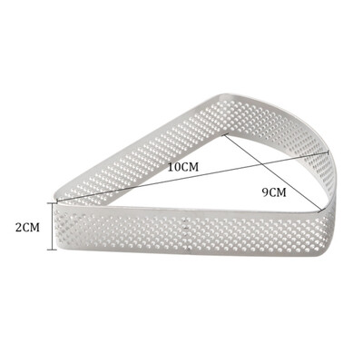 

Stainless Steel Mousse Cake Ring Perforated Breathable Cake Mold Mousse Ring Cake Baking Tools