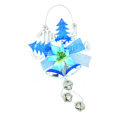 

Gobestart Christmas Tree Decoration Jingle Bells Ornament Holiday Gift Party Xmas Pendant