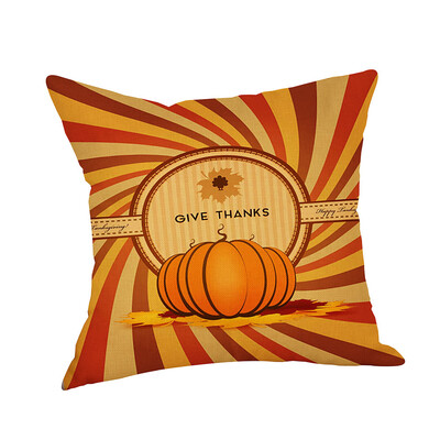 

Tailored Thanksgiving Pillow Cover Thankful Sentiment Pillowcases Embroidered