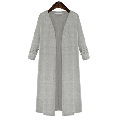 

Tailored Fashion Women Casual Loose Long Sleeve Cardigan Cardigan Tops Coat Windbreaker