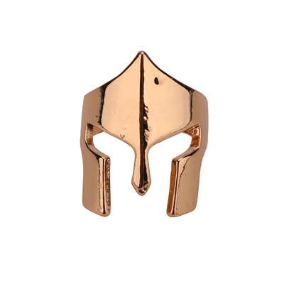 

Mens Stainless Steel Elegant Large Sparta Spartan Warrior Gladiator Helmet Ring