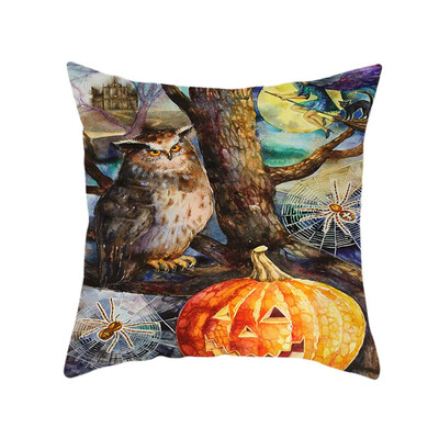 

〖Follure〗Halloween Series Pillow Case Nordic Sofa Cushion Waist Pillow Case Halloween Hom