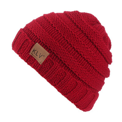 

Kids Outdoor Warm Hats New Autumn Winter Children Soft Knit Hat Trendy Boys Girls Casual Caps 2-8Y
