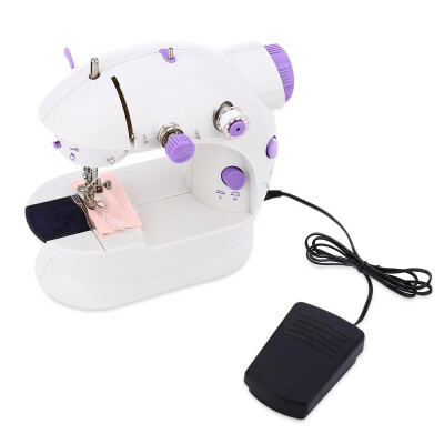 

202 Mini Automatic Thread Sewing Machine Double Speed Control Button This is an Appliance for Small Sewing Projects