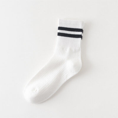 

Women Funny Socks Casual Stripes Print Breathable Moisture Wicking Deodorant Elastic Athletic Work Japanese Harajuku Socks