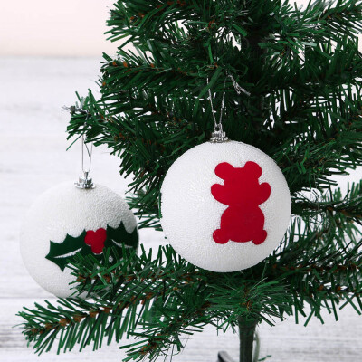 

Tailored 3 Pcs Christmas Balls Baubles Party Xmas Tree Decorations Hanging Ornament Decor