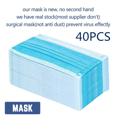 

2040pcs Mask Surgical Disposable Flu Face Masks Mouth Mask Non-Woven Dust-proof Anti-virus Mask