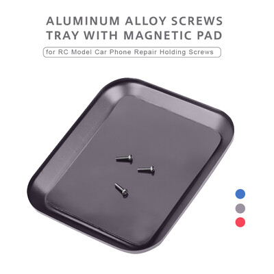 

Aluminum Alloy Screws Tray with Magnetic Pad for RC Model Phone Repair Holding Screws Traxxas Hsp Redcat Rc4wd Tamiya Axial Scx10