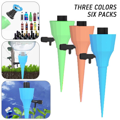 

6PCS Outdoor Indoor Plants Universal Self Watering Spikes Automatic Flower Watering Machine with Slow Release Control Valve
