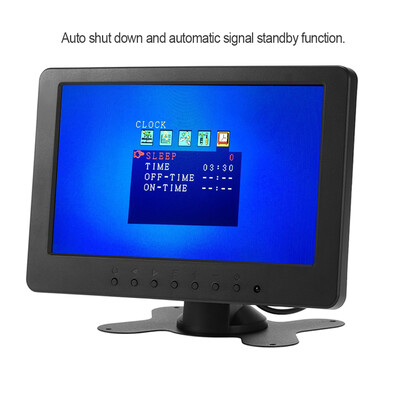 

S701 7 inch TFT LCD Monitor Screen 169 1024 600 BNC AV Video Audio for PC Security VCD DVD