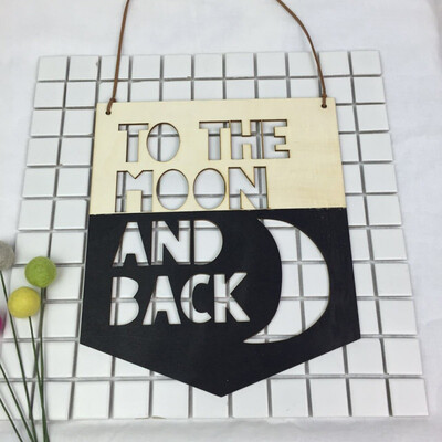 

Inspirational Discourse Indicator Hanging Wall Decoration Wooden Hanging Decoration Children Room Photography Props Nordic Style