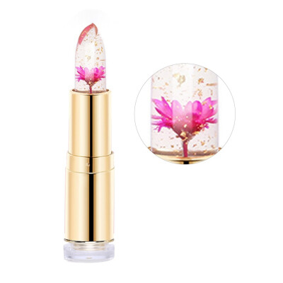 

Dry Flower Jelly Lipstick Transparent Natural Red Temperature Color Change Long-lasting Moisturizer Flower Lipsticks Makeup