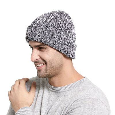 

Outdoor Mens Autumn And Winter Warm Knit at Cap Europe And America Daily Bean Hat