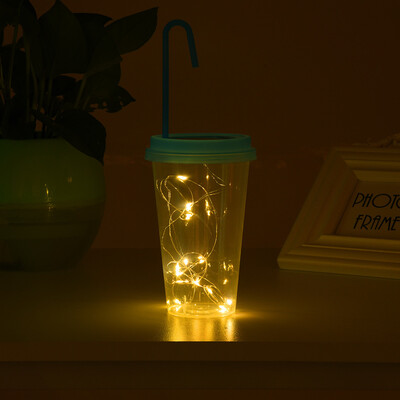 

Gobestart Solar Powered 15 LED String Light Fairy Lid Bottle Cap Lamps Decor
