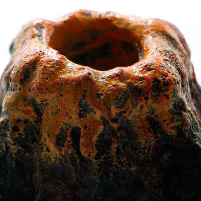 

Artificial Volcano Shape Aquarium Fish Tank Decor Oxygen Pump Air Bubble Stone Drive Fish Tank Toy Ornament