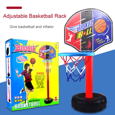 

YIWULAKids Height- Adjustable Sports Basketball System Hoop Basketball Goal Backboard