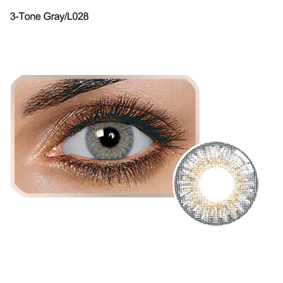 

1Pair 145mm DIA Unisex Fashion Blue Green Honey Brown Gray Colour Contact Lens