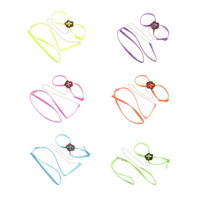 

Practical Parrot Leash Pet Harness Outdoor Adjustable Anti Bite Training Rope Flying Band Training Behaviour Aids Random Color