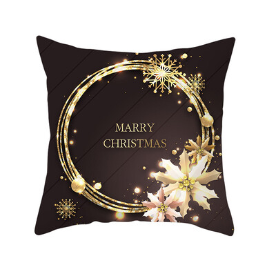 

Merry Christmas Happy New Year Pillowcase Decoration Pillow Cover for Home Decoration Cushion Xmas Gift 4545cm
