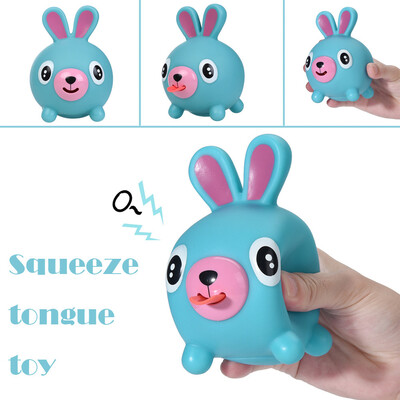 

Tailored Cute Squeeze Stress Tongues Alternative Humorous Light Hearted Funny Toy