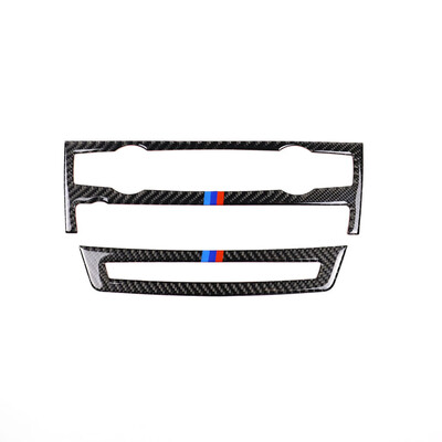 

Fit For BMW X5 E70 X6 E71 2008-2013 Carbon Fiber Air Condition Panel Cover Trim