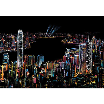 

Siaonvr 161x113in Magic Scratch Art Painting Paper With Drawing Stick Kids Toy