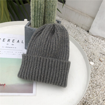 

Hat lady Korean version of the wool hat autumn winter mahair hat outdoor warm knitted head student hat wholesale