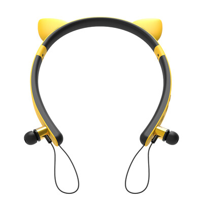 

ZW-29 Wireless Bluetooth 42EDR Headphones Animal Ear Earphones In-ear Magnetic Earbuds for Smart Phones