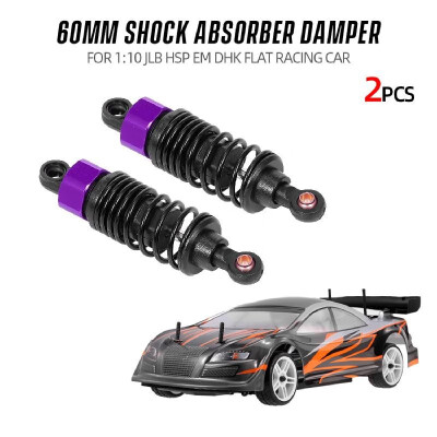 

2pcs Shock Absorber Damper 60mm RC Car Parts for 110 JLB HSP EM DHK HPI Flat Car RC Racing Car