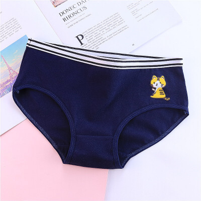 

Women Seamless Underwear Mid-rise Sexy Llingerie Briefs Cartoon Animal Print Cotton Panties Women Intimates Girl shorts culotte