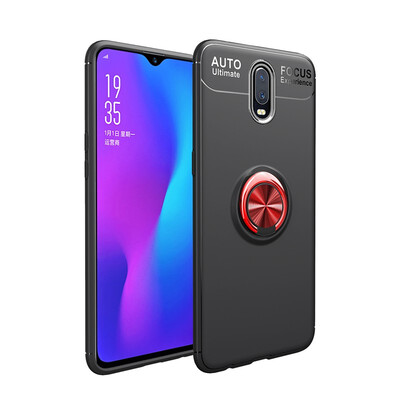 

Goowiiz Phone Case For OnePlus 6T Luxury Metal Ring Magnetic Bracket TPU Shockproof Cooling