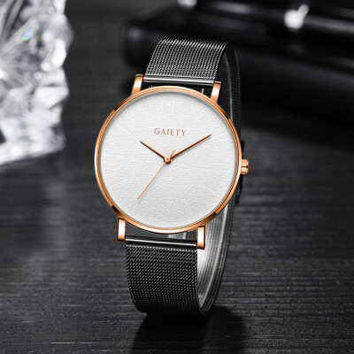 

〖Follure〗Fashion Casual Starry Sky Simple Calendar Business Net With Strap Mens Watch