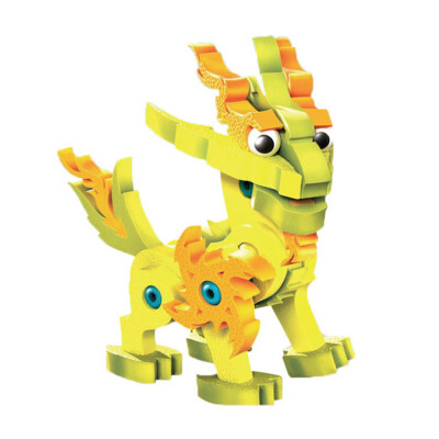 

Tailored 3D EVA Puzzle Handsome Dinosaur Model DIY Gadget Blocks Building Toy Gift