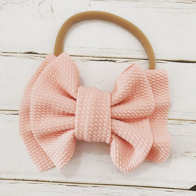

Baby Girls Kids Toddler Bow Knot Hairband Headband Stretch Turban Head Wrap Nice
