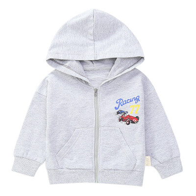 

Autumn Children Coat Baby Boy Girl Cartoon Car Pattern Long Sleeve Cotton Hoodie Sweatshirt Casual Outerwear Childrens Clothing