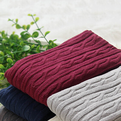 

Winter Warm Women Knit Crochet Cotton Soft Thick Long Socks Thigh-High Leggings One Size