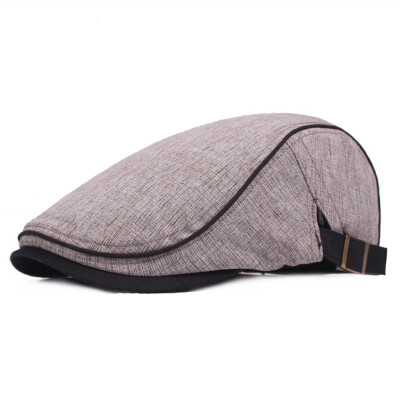 

Men Flat Cap Ivy Newsboy Hat Adjustable Driving Caps