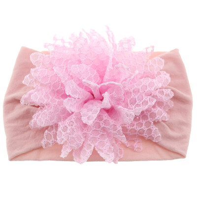 

New Baby Girls Big Lace Floral Design Headband Headwear Apparel Photography Prop Party Gift