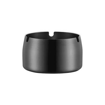 

Toponeto Stainless Steel High Temperature Resistant Drop Resistant Round Design Ashtray