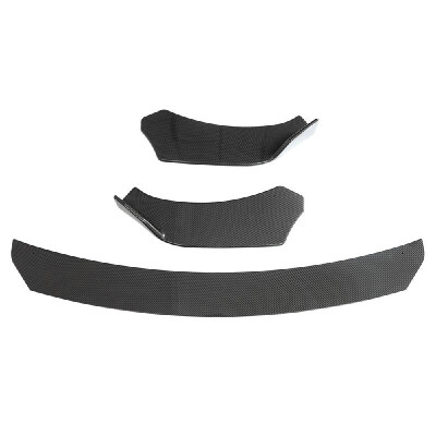 

Carbon Fiber Look Universal 3Pieces Car Front Lip Chin Bumper Body Kits For Honda For Civic