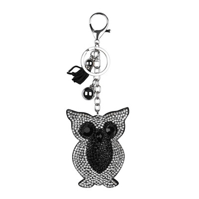

Siaonvr Owl Toy 5D Diamond Painting KeyRing Key Chain Pendant Gift