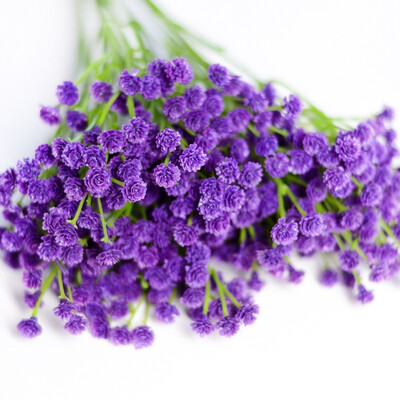

Gypsophila Flower Bubble Bouquets Wedding Handicrafts Artificial Flowers Simulation Dried Flowers 7 Forked Home Decoration