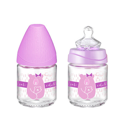 

Suviniex bottle newborn baby bottle imported bottle wide caliber 0 months or more Venus purple bear 120ml
