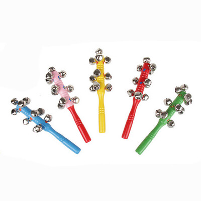 

YIWULABaby Toy Cartoon Animal Wooden Handbell Musical Developmental Instrument