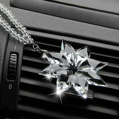 

Fashion Car Transparent Pendant Ornament Car Acrylic Snowflake Car Ornament Accessory Gift