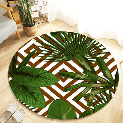 

〖Follure〗Botany Elements Blanket Round Bathroom carpet 55cm
