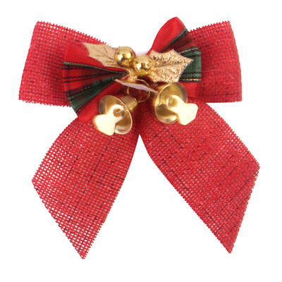 

Gobestart Christmas Bow With Iron Bells Christmas Wreath With Christmas Tree Decorations