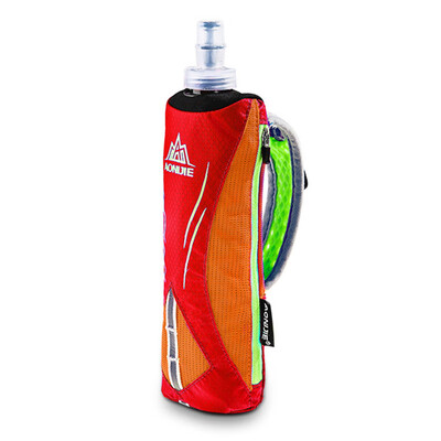 

Portable Outdoor Marathon Bag Hand-held Sport Kettle Pack Running Waterpoof Pocket Pouch Soft Water Flask With Bottle