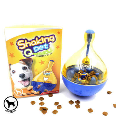 

Pets Dog Puppy Toys Tumbler Leakage Food Ball Cats Kitten Training Exercise Fun Bowl Tasty Toy Feeder Ball